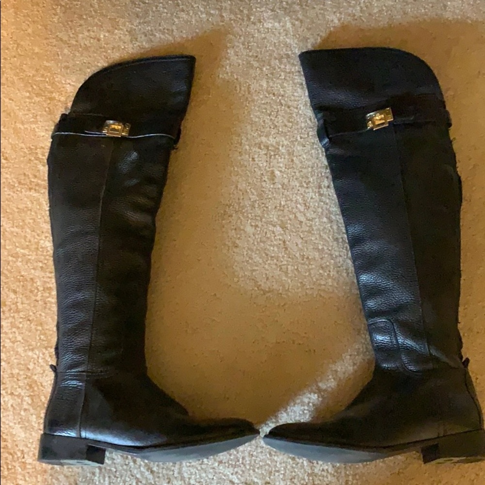 Tory Burch Above the Knew Black Boots